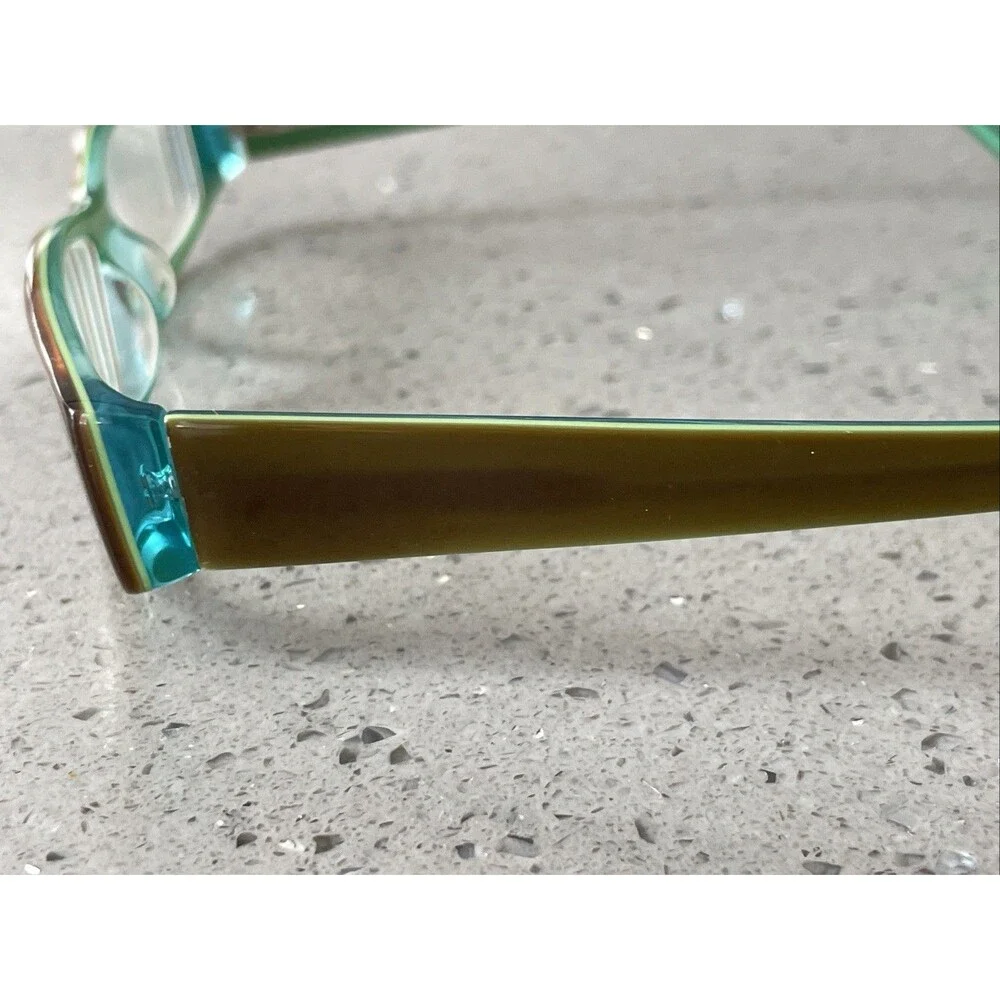 Michael Stars Eyeglasses Trendy Cocoa Mint Women 48-13-135 Frames ONLY blue